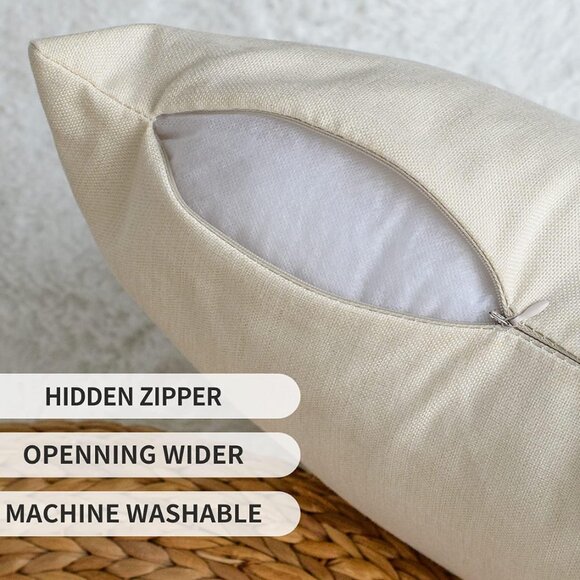 Fall Pumpkins Black Cat Throw Pillow Cover – 18"x18", Seasonal Autumn - Picture 6 of 6